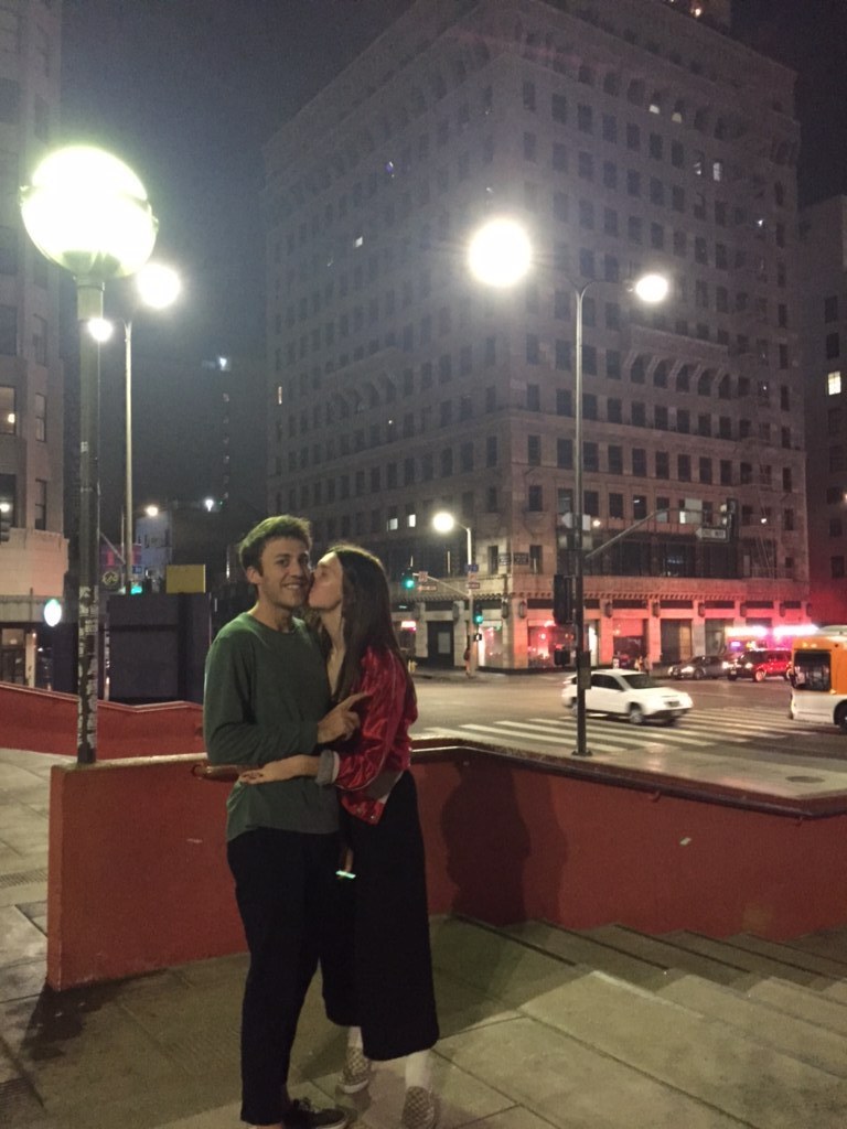 made it to downtown la